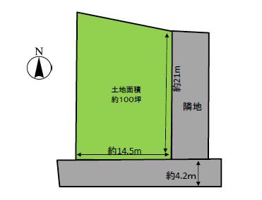 いなべ市員弁町楚原字森北の土地